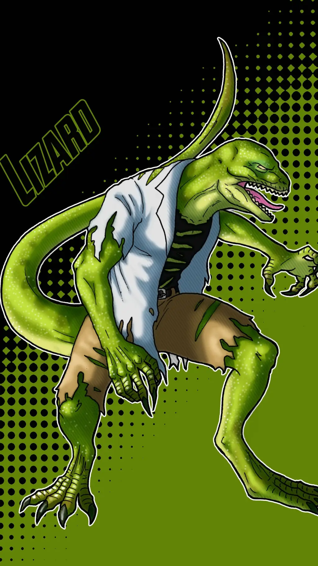 ai character: ☆Lizard☆ background