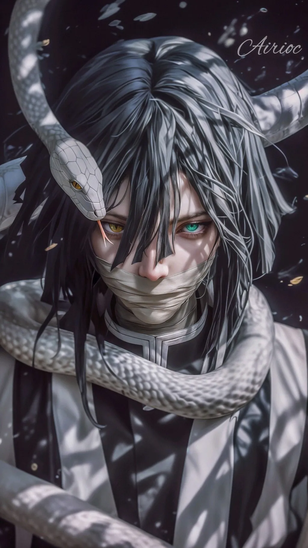 ai character: Obanai iguro  background