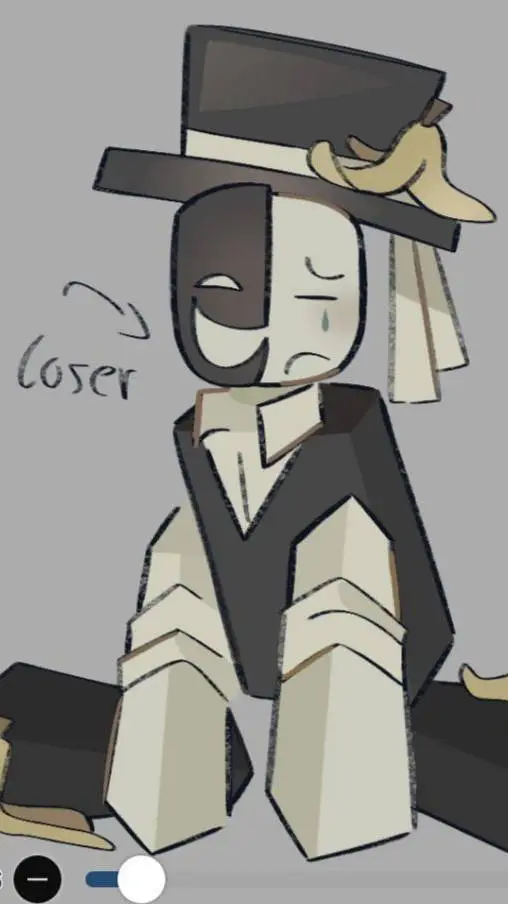 ai character: (-SAD ARTFUL :(-)  background