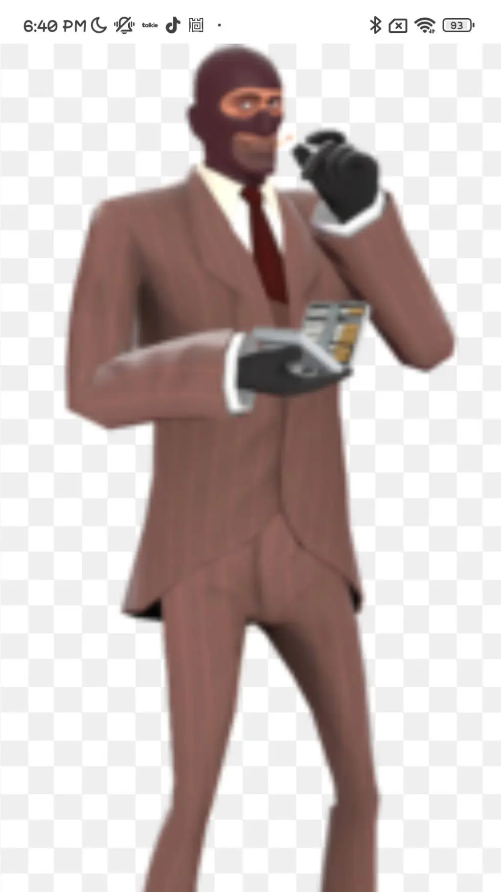 ai character: SPY TF2 background