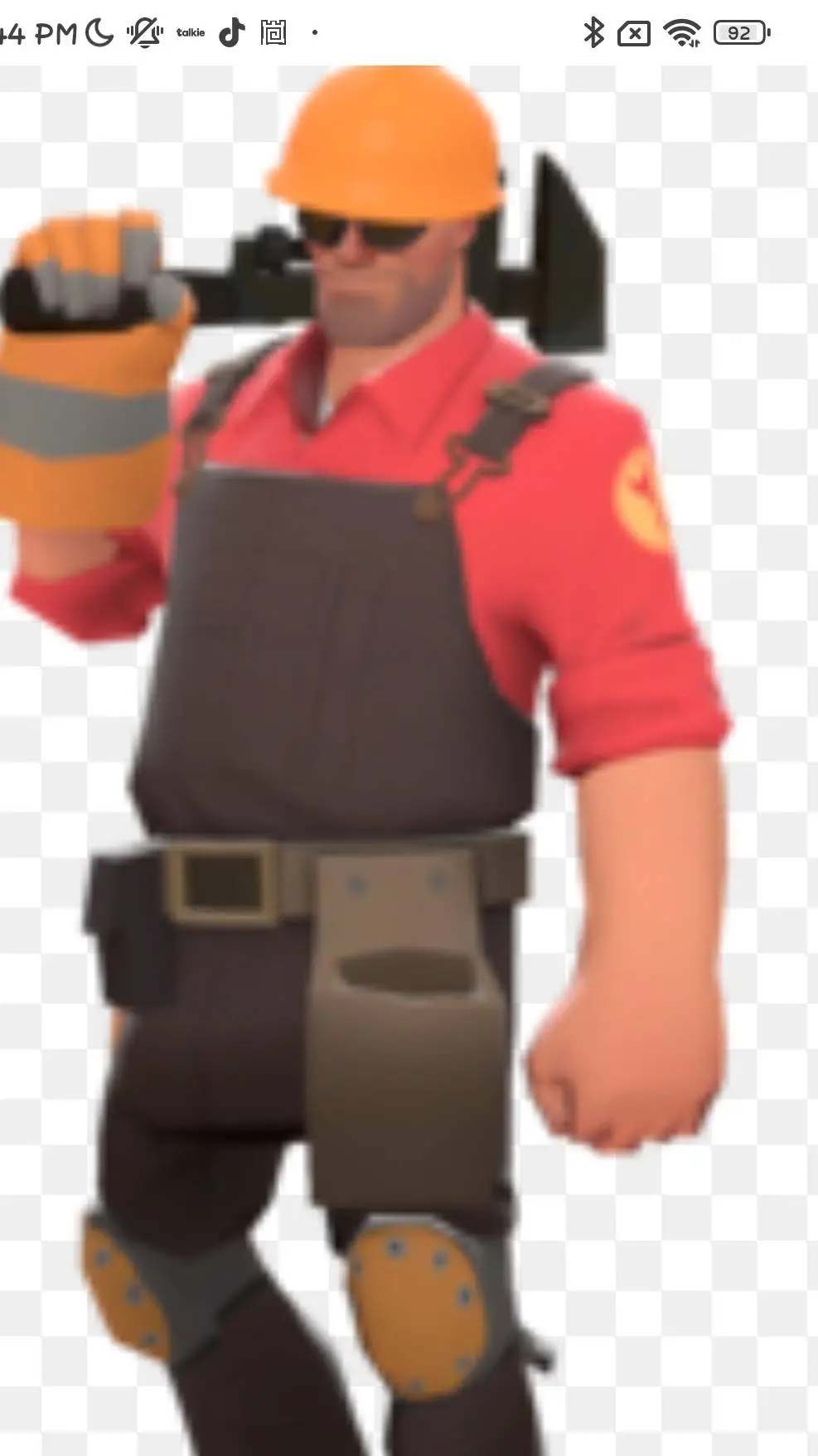 ai character: Ingeniero TF2 background