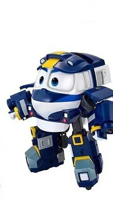 ai character: Robot trains  background