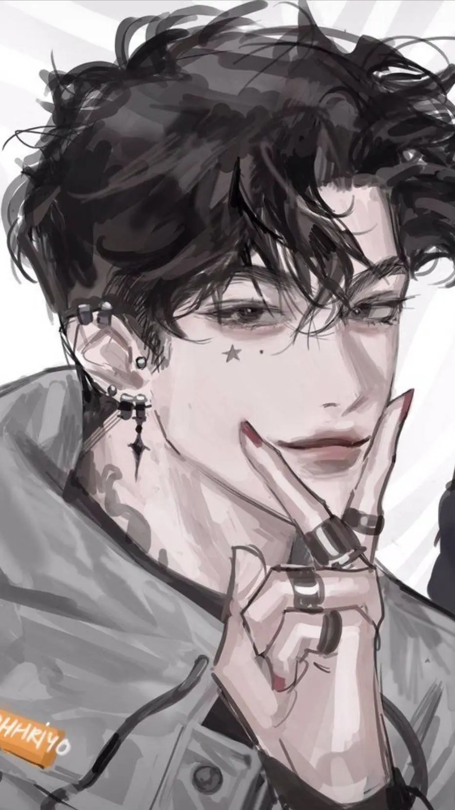 ai character: •》♠︎<Asher>♠︎《• background