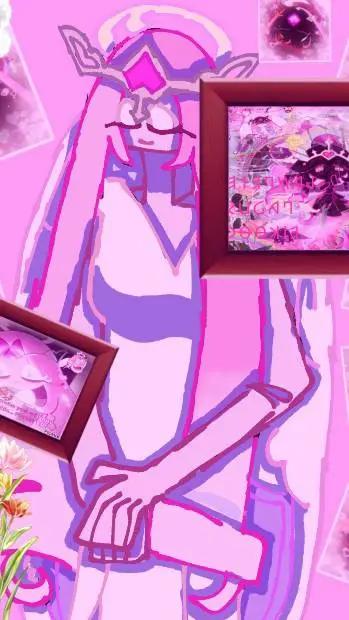 ai character: 🍰🍭Esc🍭🍰 background