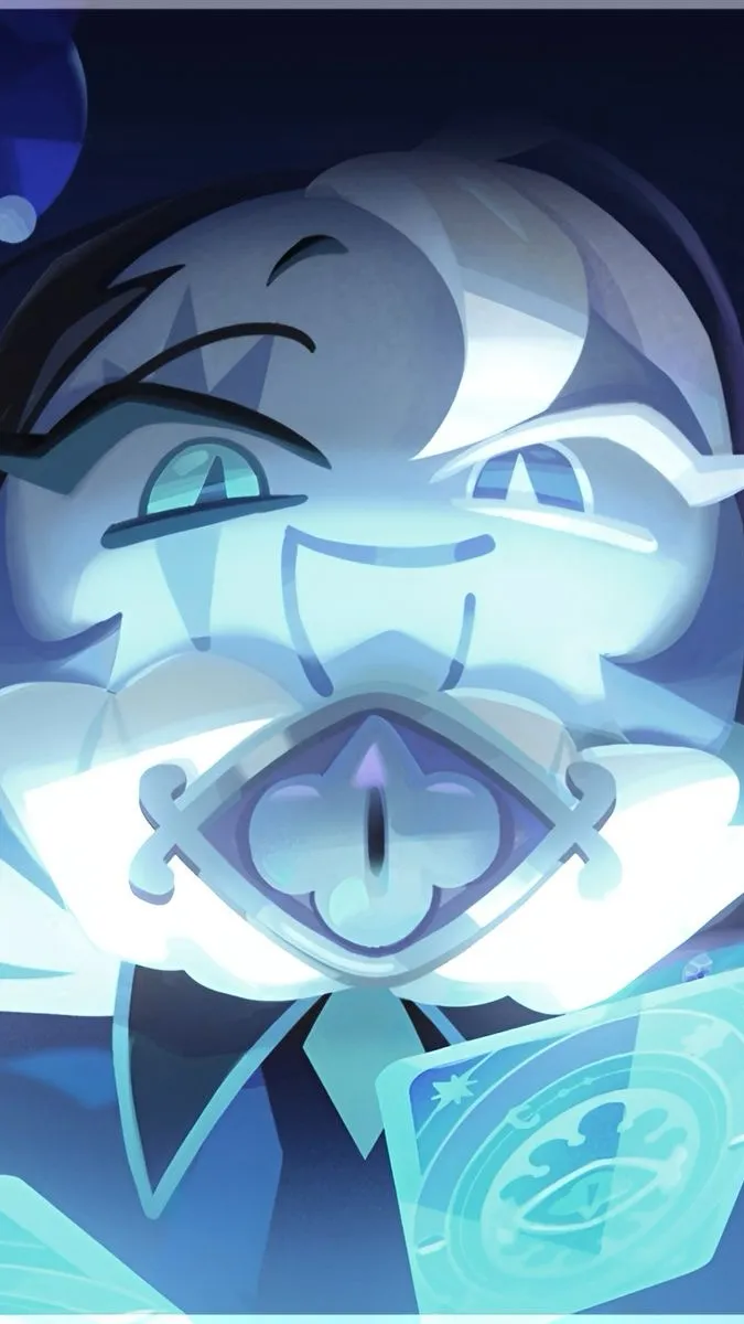ai character: Shadow Milk Cookie background