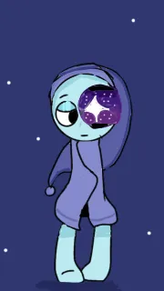 ai character: Astro >:3 background