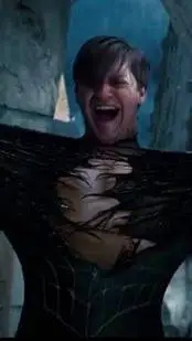 ai character: Taking suit off 2 background