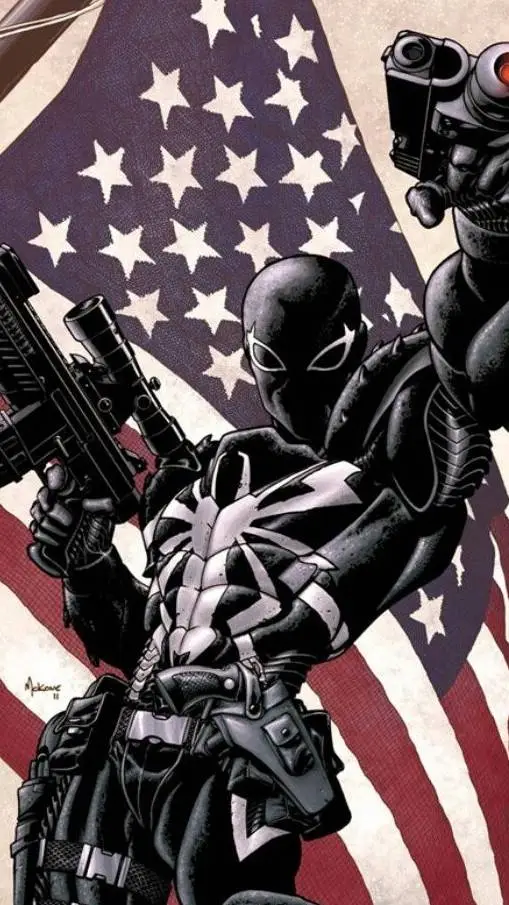 ai character: agent Venom background