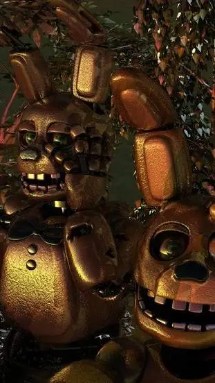 ai character: Spring Bonnie,trap background