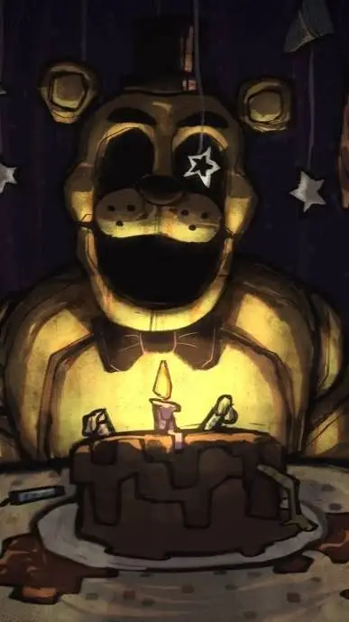 ai character: Golden Freddy background