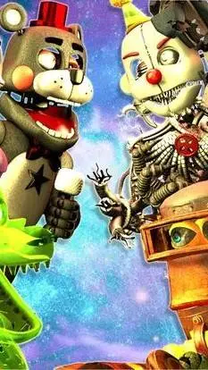 ai character: FNAF fight background