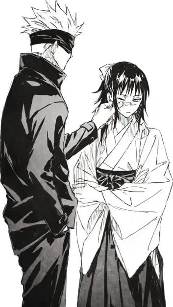 ai character: Gojo x Utahime  background