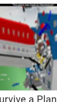 ai character: Roblox plane  background