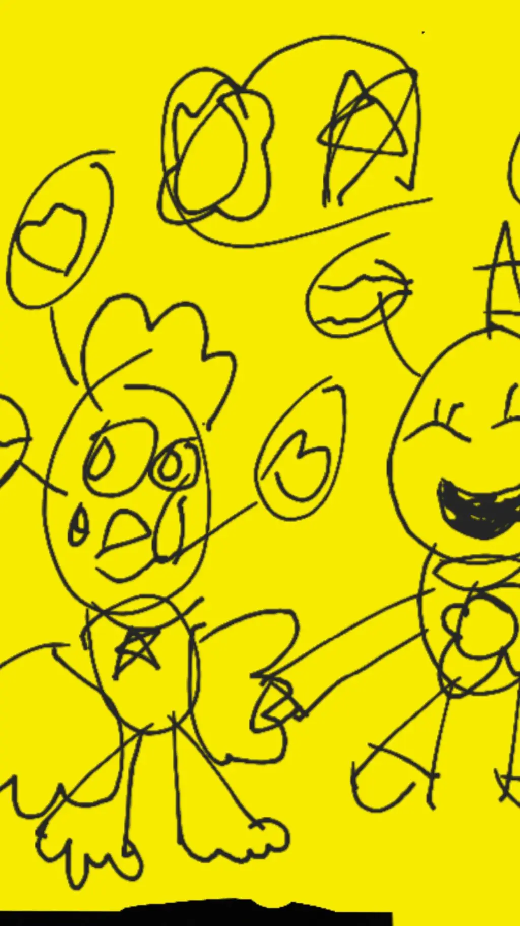 ai character: kicken chicken  background