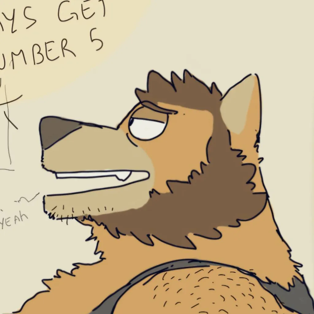 chat with ai character: big wolf