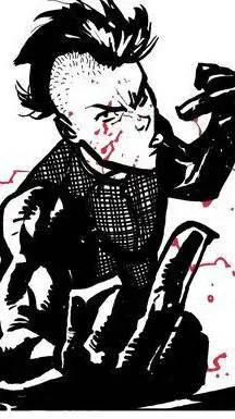 ai character: mohawk mark  background