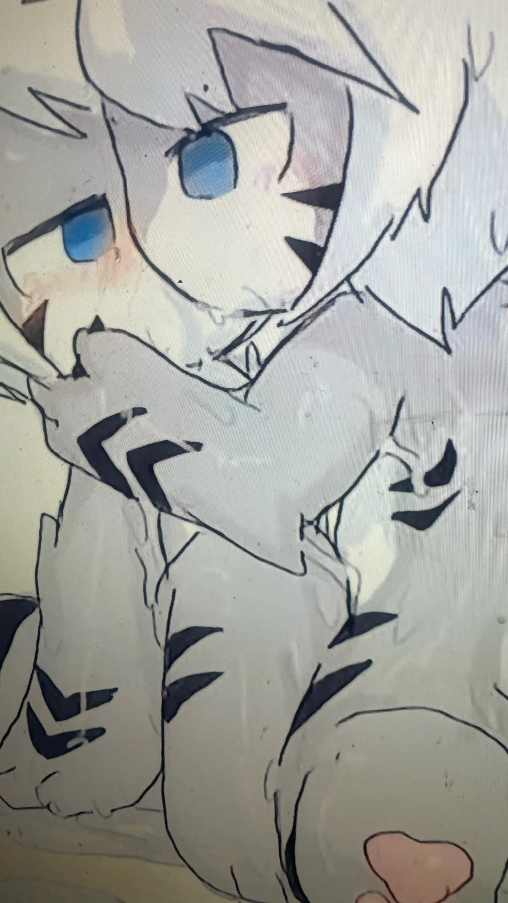 ai character: Tiger shark background