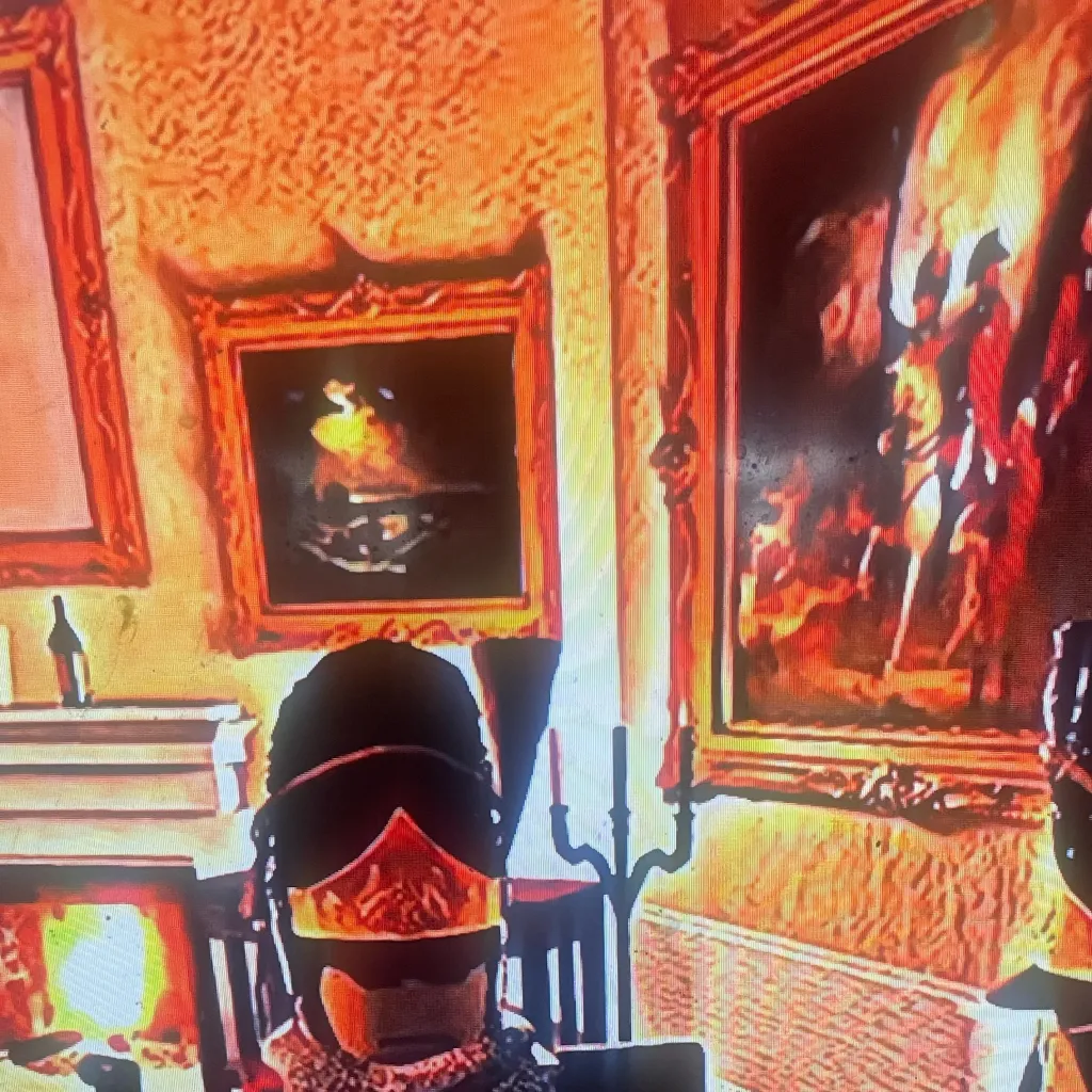 chat with ai character: A strange dinner