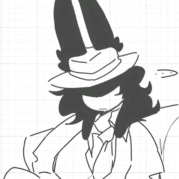 chat with ai character: doublefedora :3