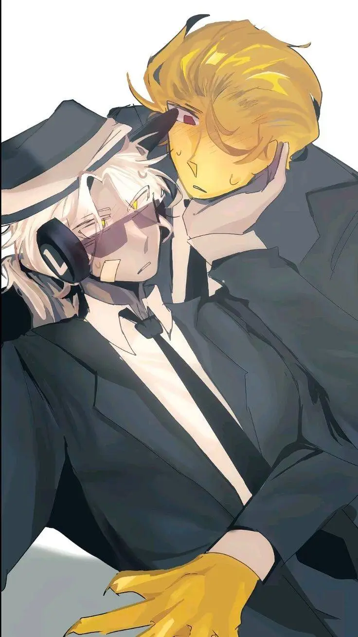 ai character: doubleFedora background