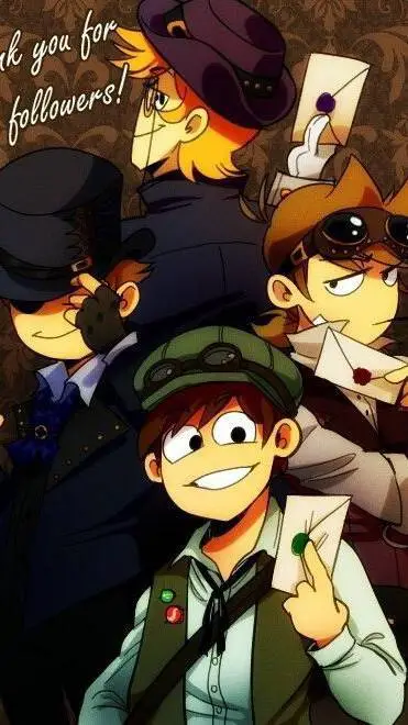 ai character: steam punk background