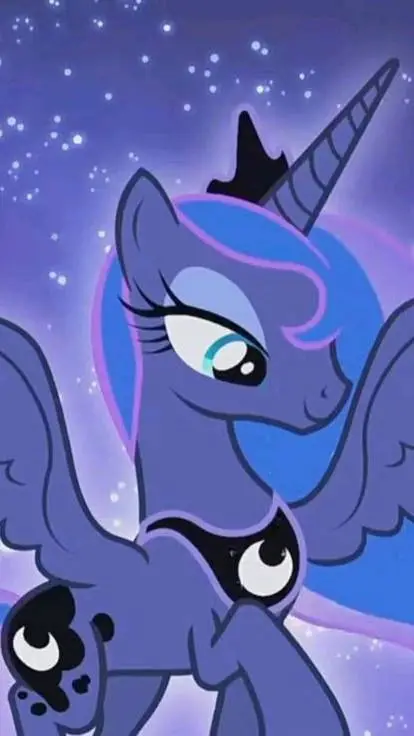 ai character: princess Luna ita background