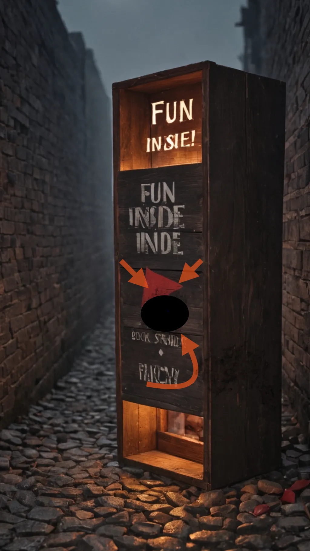 ai character: GLORYholeMYSTERY background