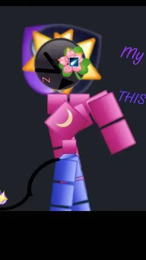 ai character: ☄️Moon⭐ background