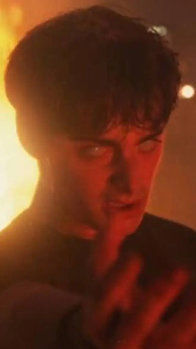 ai character: upside down background