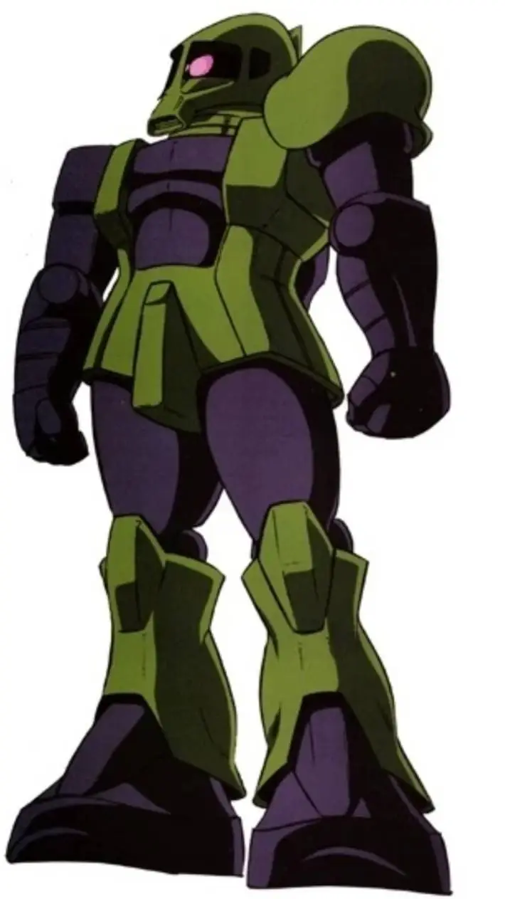 ai character: Zaku I(gundam) background