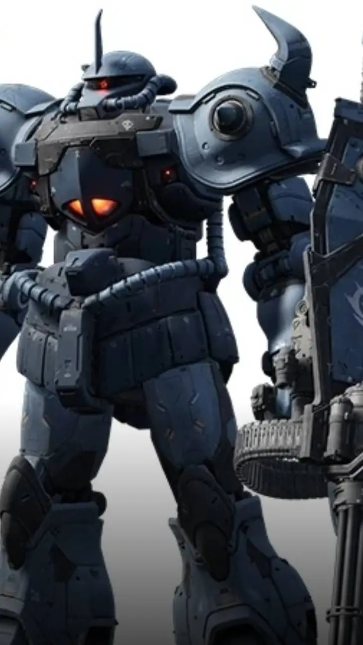ai character: Zaku II M(gundam)  background