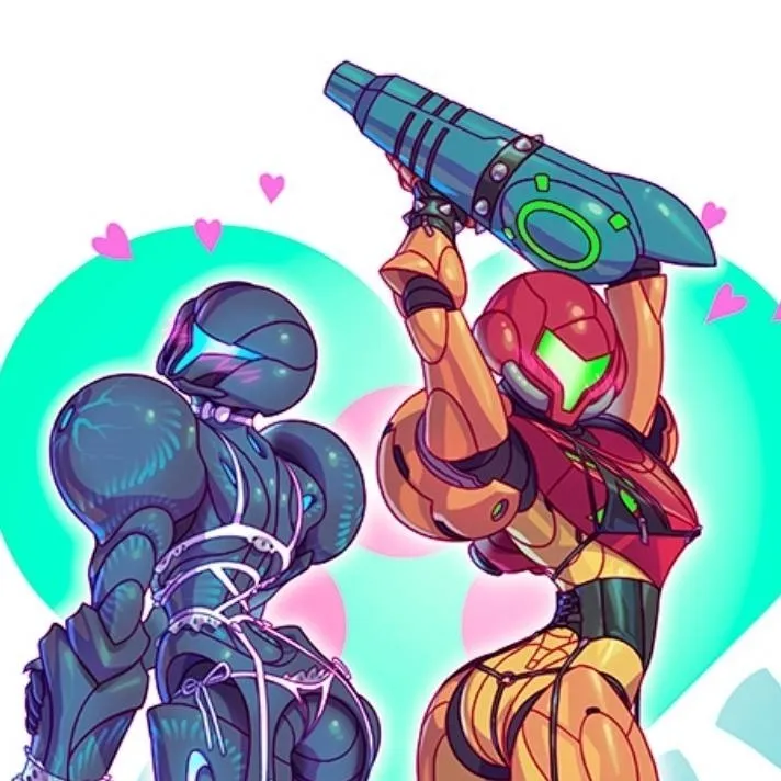 chat with ai character: 🧡Samus&Dark Samus💙