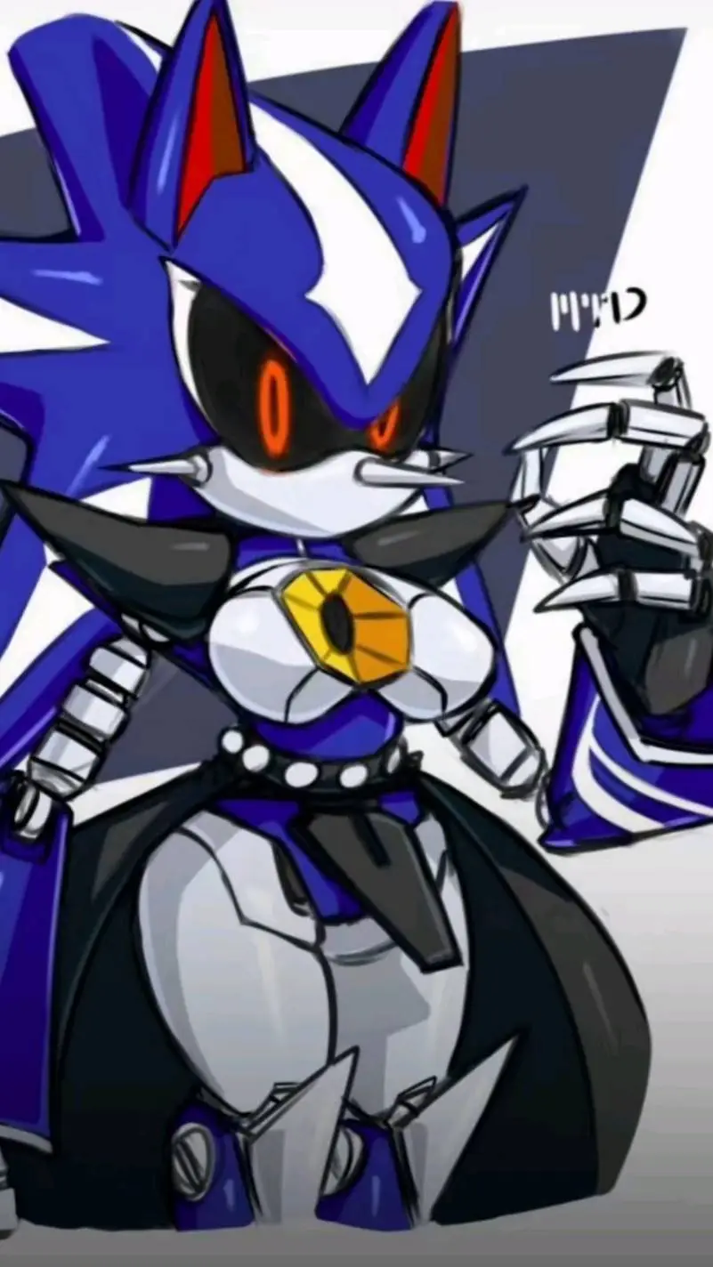 ai character: ♀Metal sonic💙(S)  background