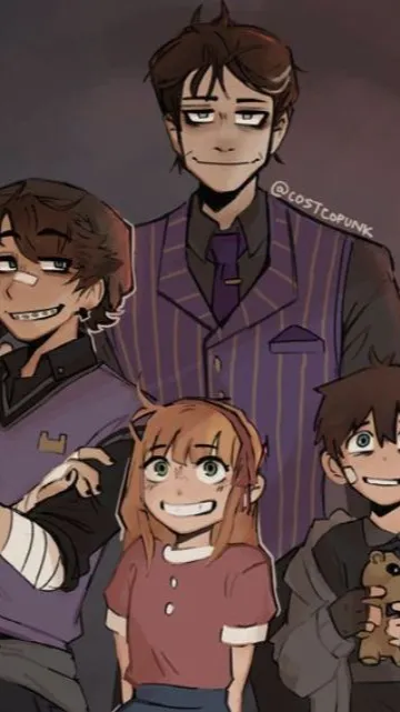 ai character: Afton Family background