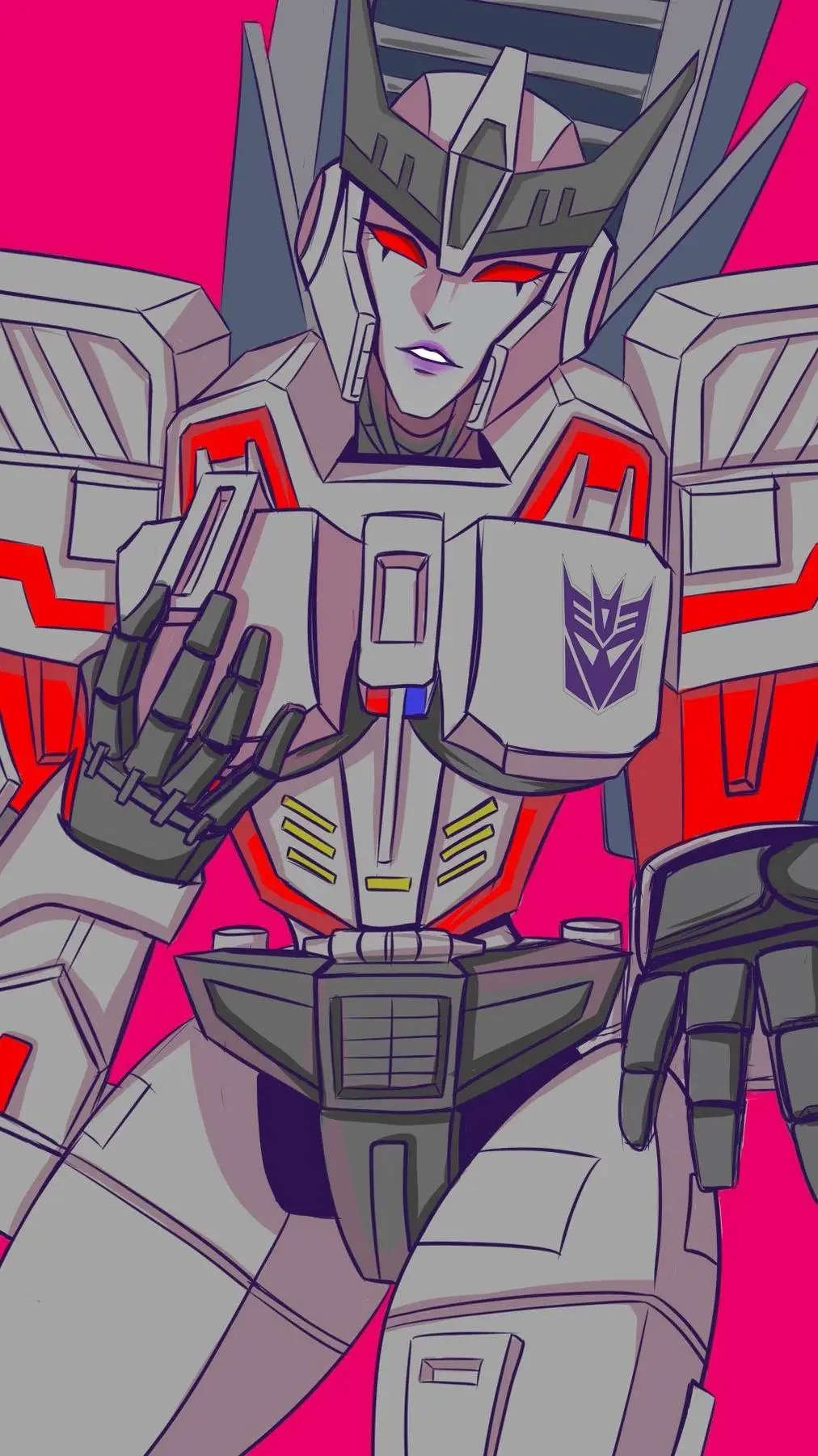 ai character: Megaempress  background