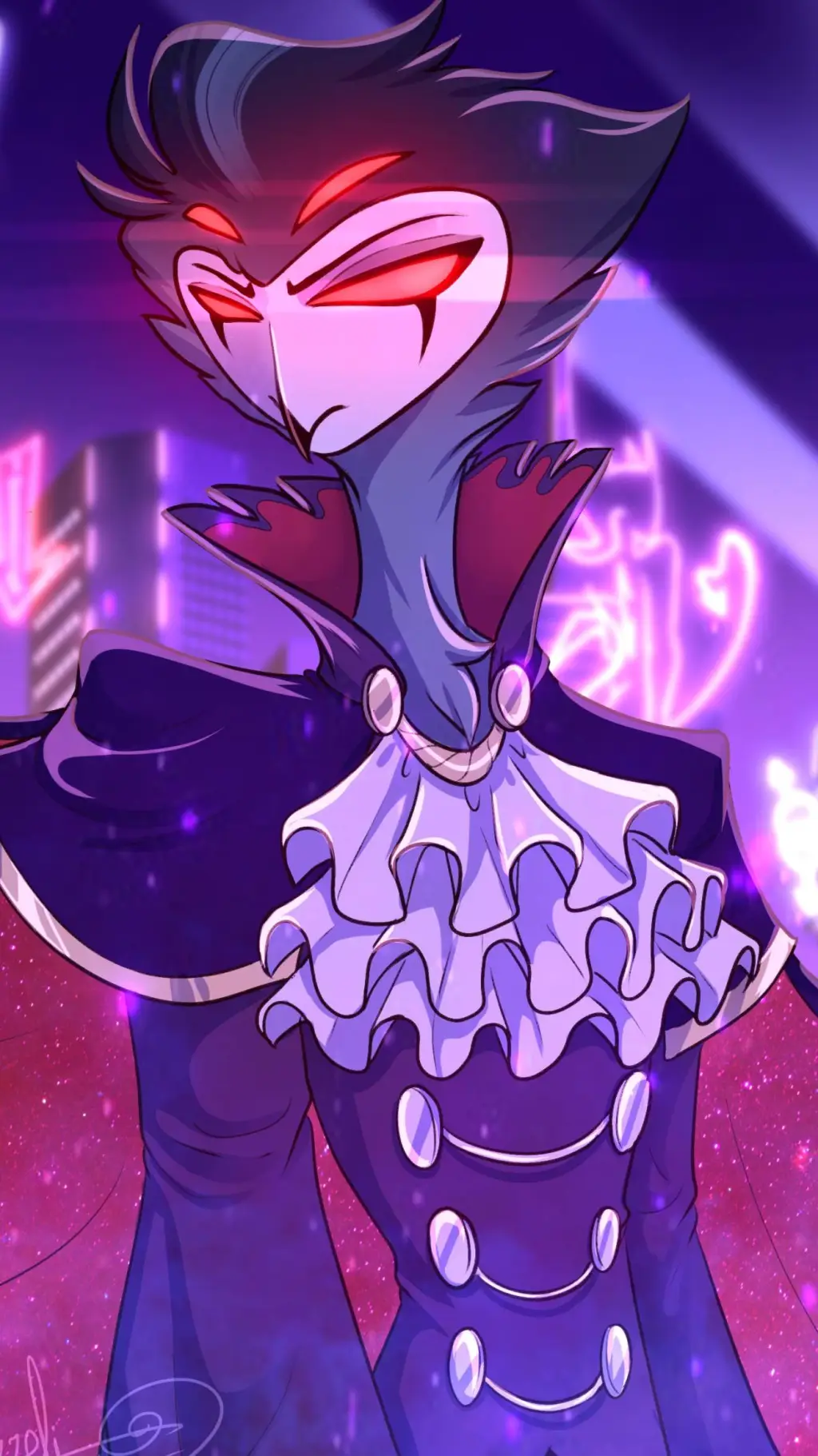 ai character: Stolas goatia  background