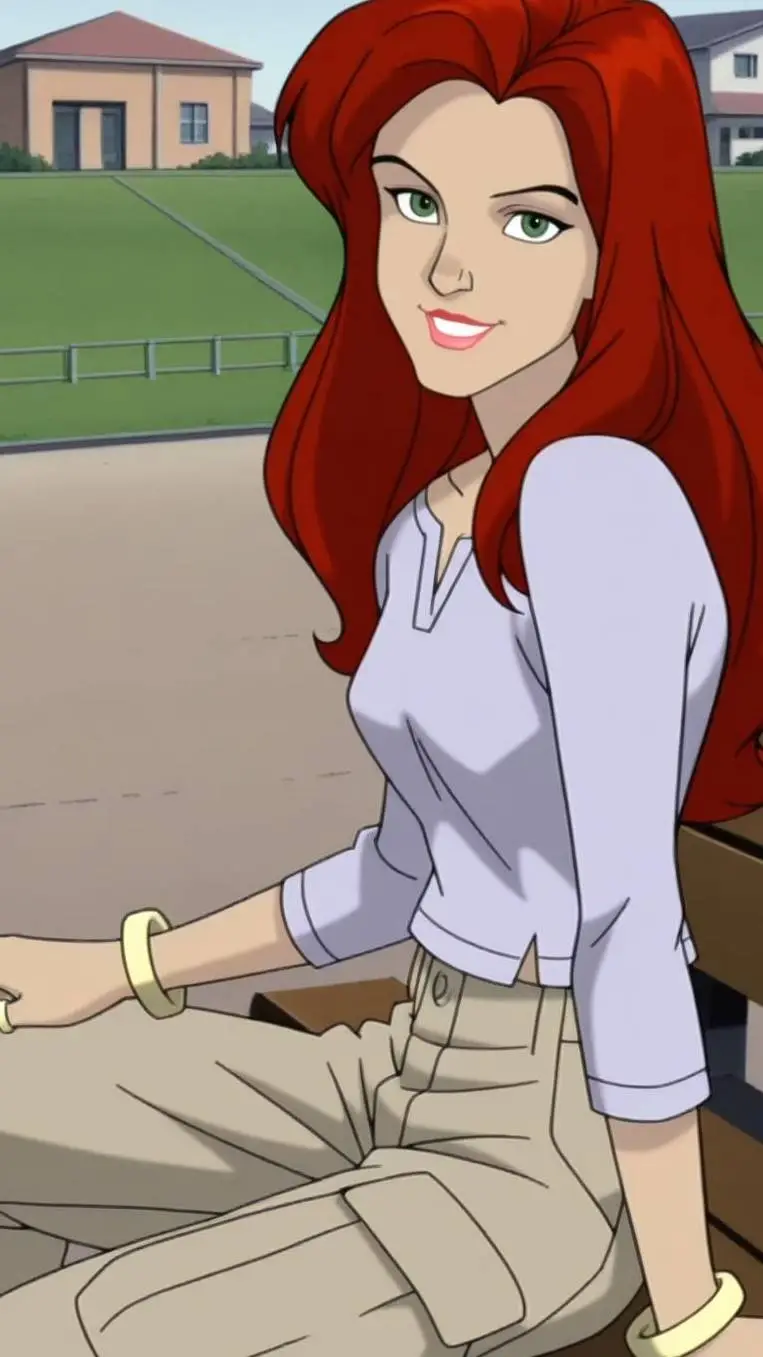 ai character: Jean Gray  background