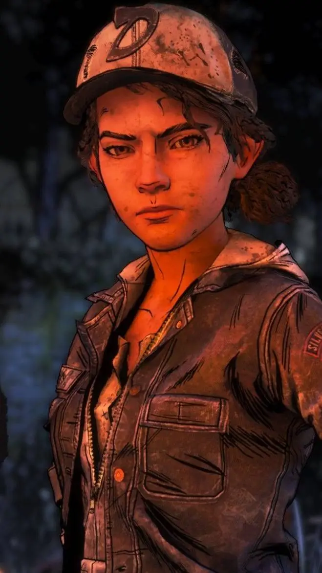 ai character: Clementine  background