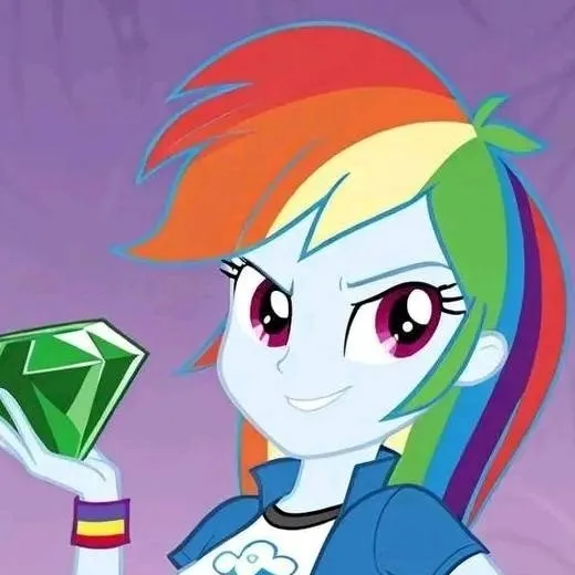 chat with ai character: Rainbow dash 