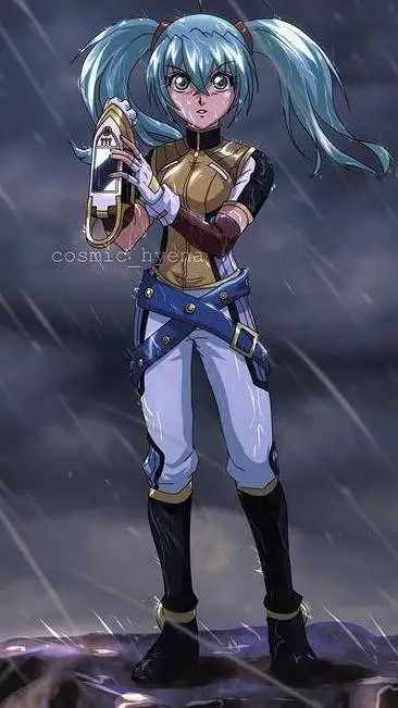 ai character: Runo Misaki  background