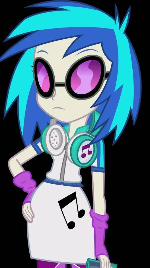 ai character: DJ PON3  background