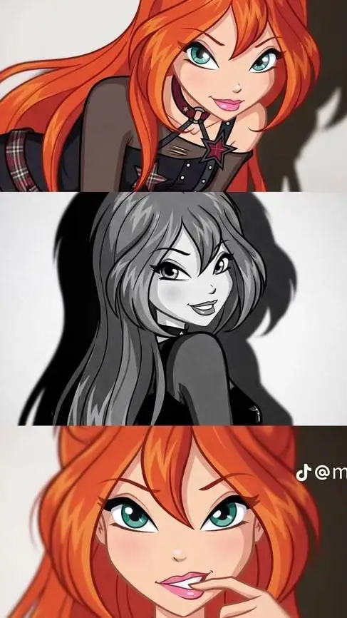 ai character: Bloom background