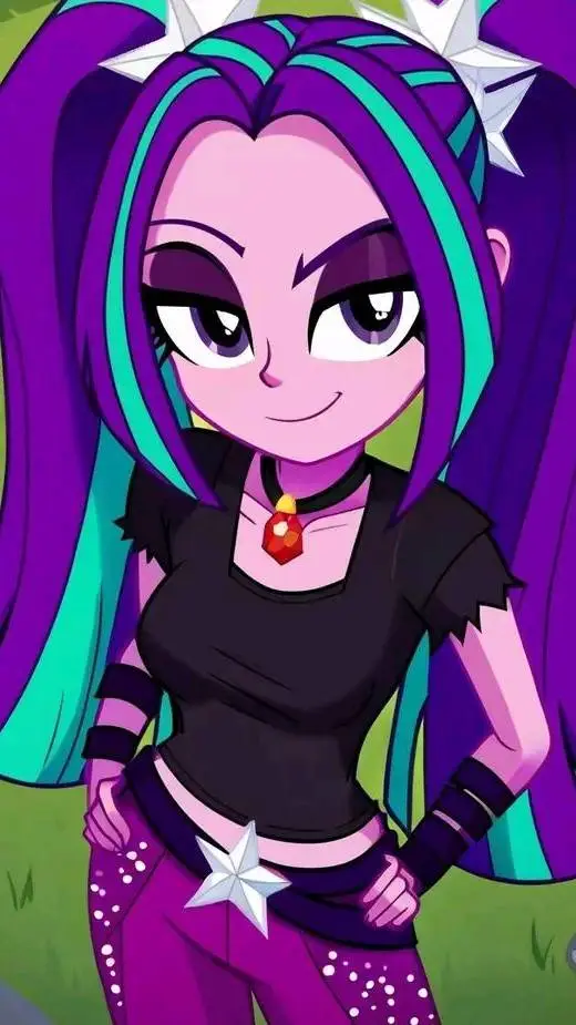 ai character: Aria Blaze  background