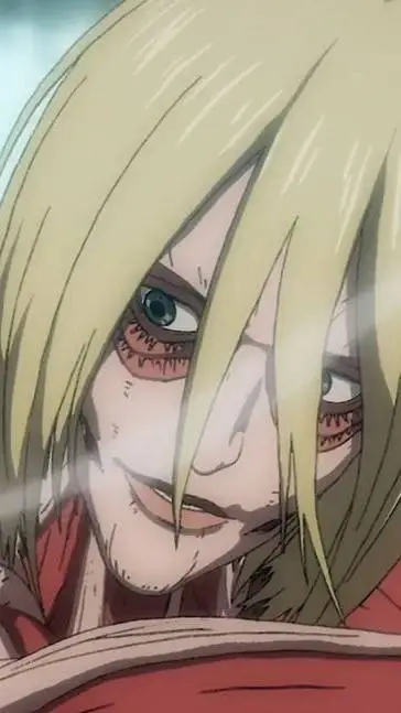 ai character: Female titan  background
