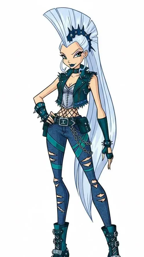 ai character: Icy background