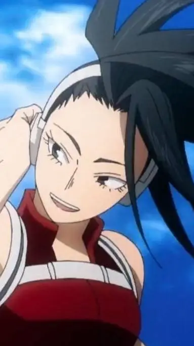 ai character: Momo Yaoyorozu background