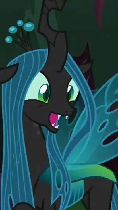 ai character: Queen Chrysalis  background