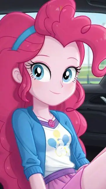 ai character:  pinkie pie  background