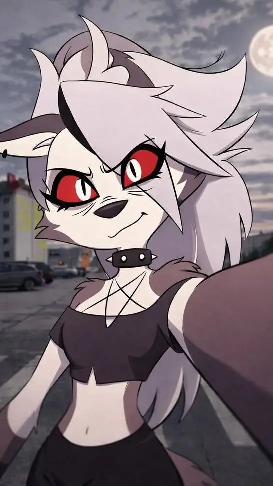 ai character: Loona  background