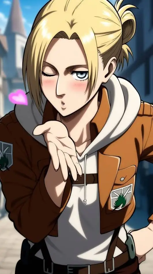 ai character: Annie leonhart  background
